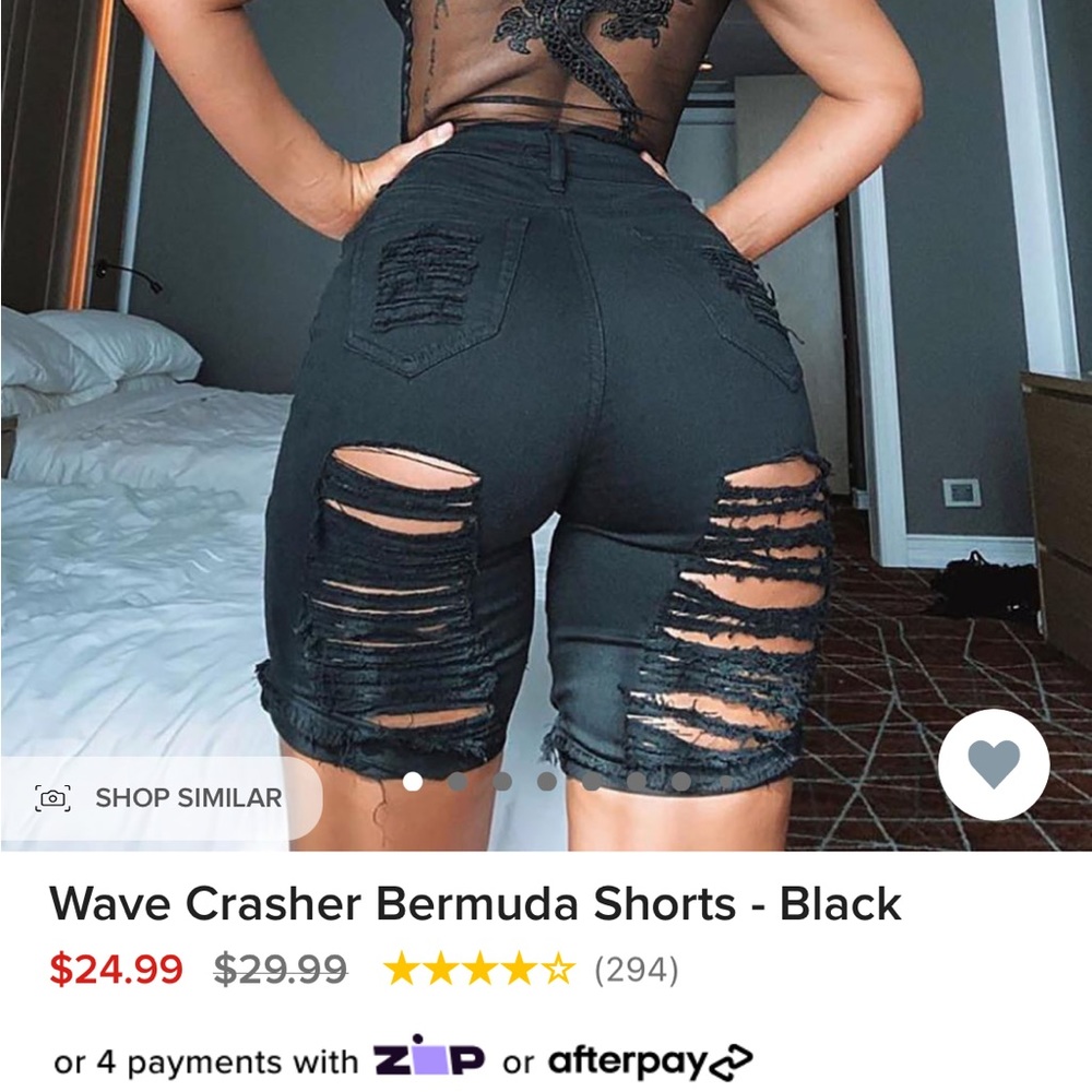 Sexy cutout shorts